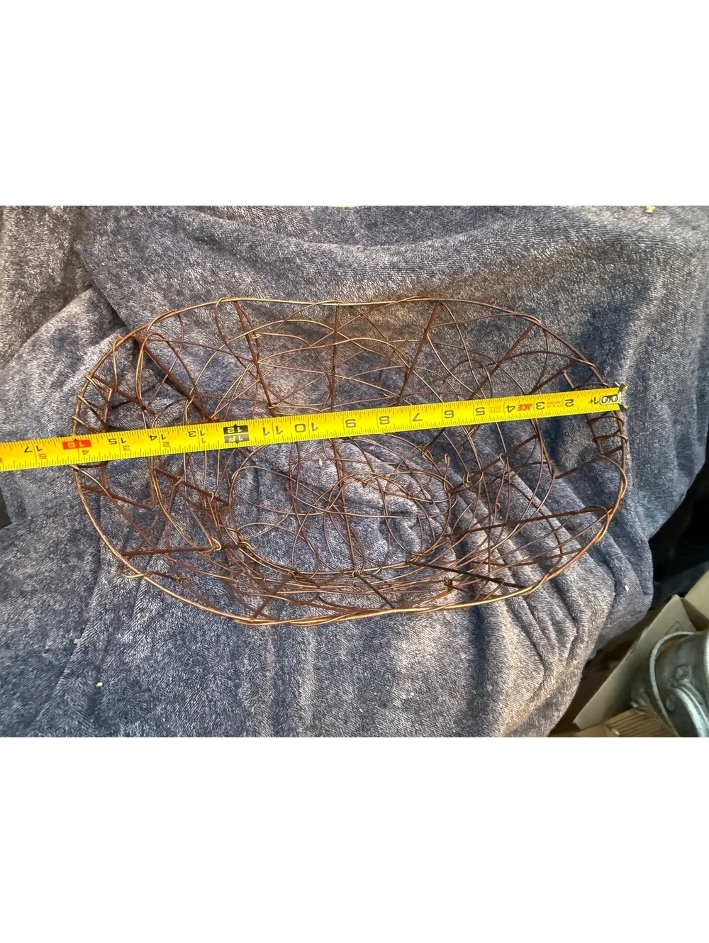 Rustic Wire Basket for Storage and Display